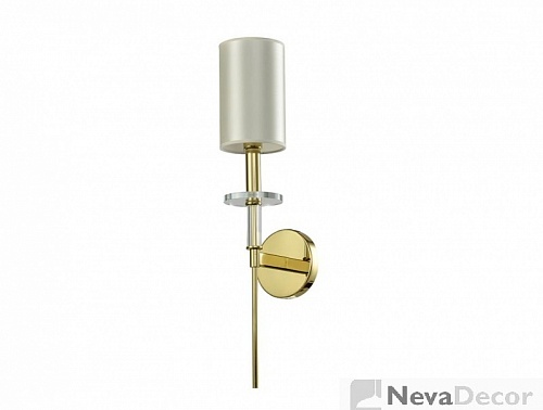NEWPORT 7320 7321/A gold без абажура , Бра, Gold Clear glass L11*H57.8*Sp16 cm E14 1*60W, М0063532