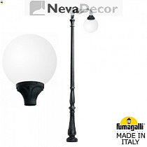 G40.205.M10.AYE27, Fumagalli TABOR ADAM/GLOBE 400 1L, Черный/Опал (молочный)